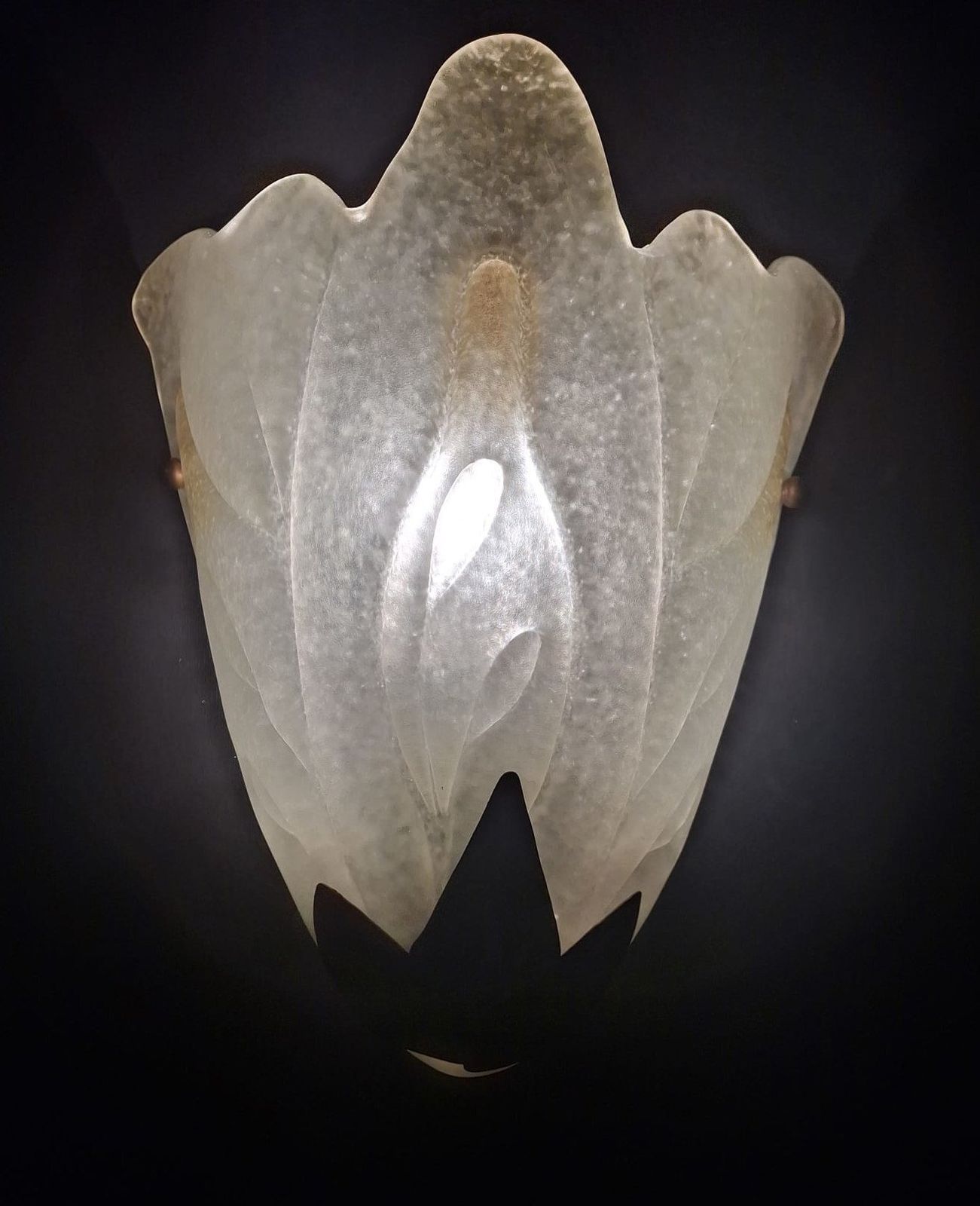 Pair Of Deco Leaf Sconces photo buy