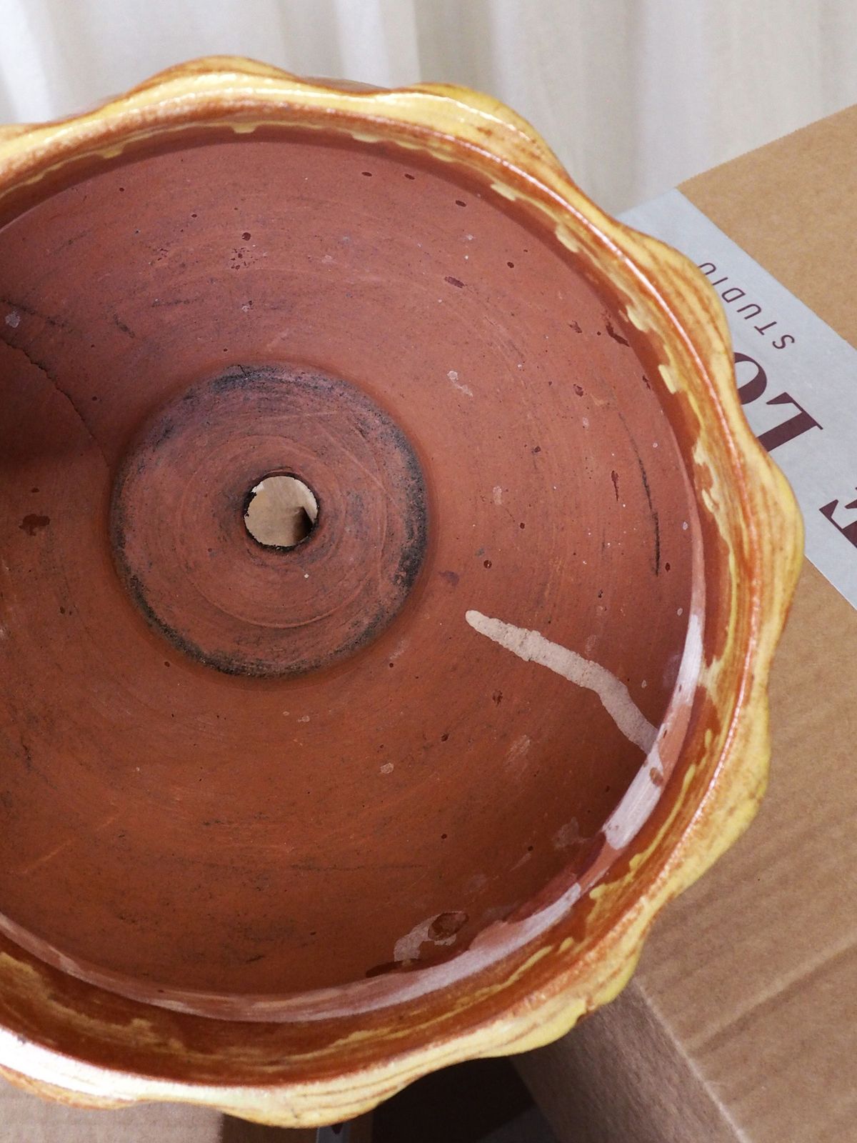 French Terracotta Decorative Planter photo for sale