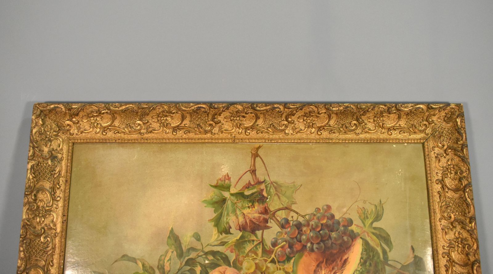 Large Giltwood Picture Frame With Intricate Decoration Louis XV Style photo Home Decor