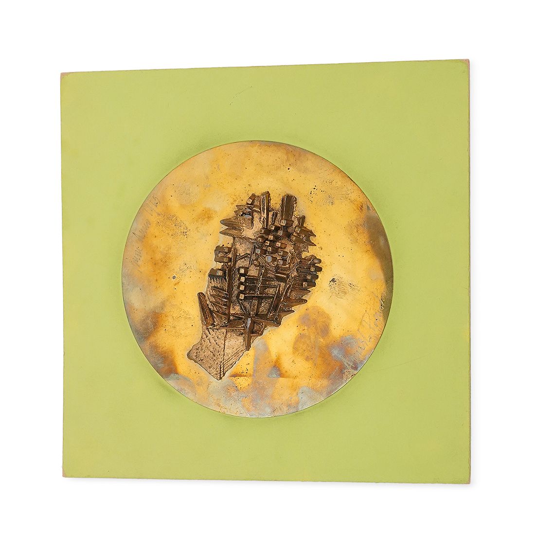 Work By Arnaldo Pomodoro For The Derby Club In Milan, 1960s