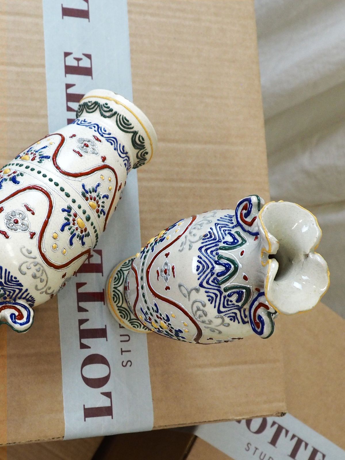 Pair Of Antique Chinese Vases, 1800s photo Home Decor