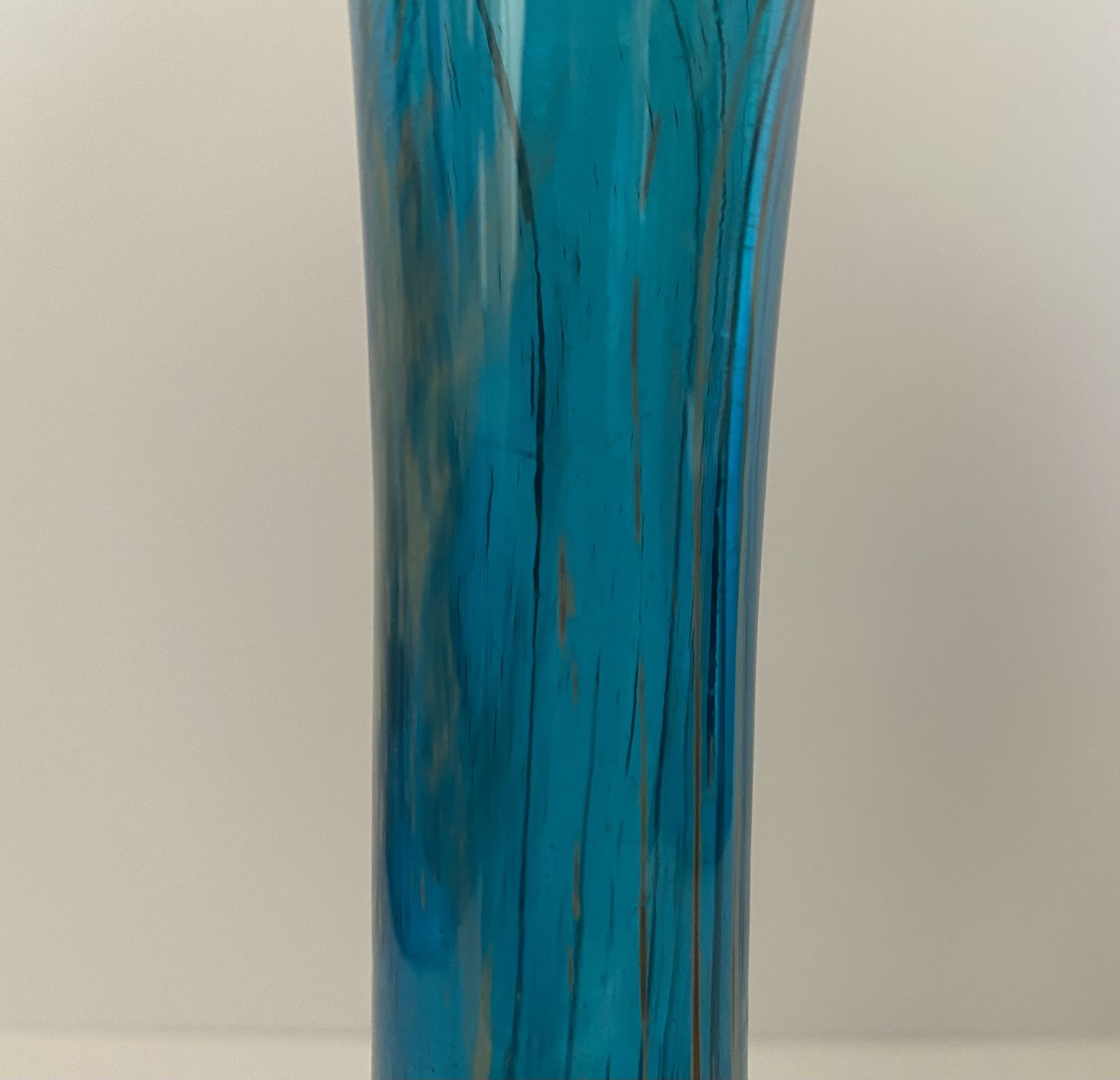 Mdina, Maltese Art Glass, Long Neck Vase By Michael Harris, 1970’s photo 57.0