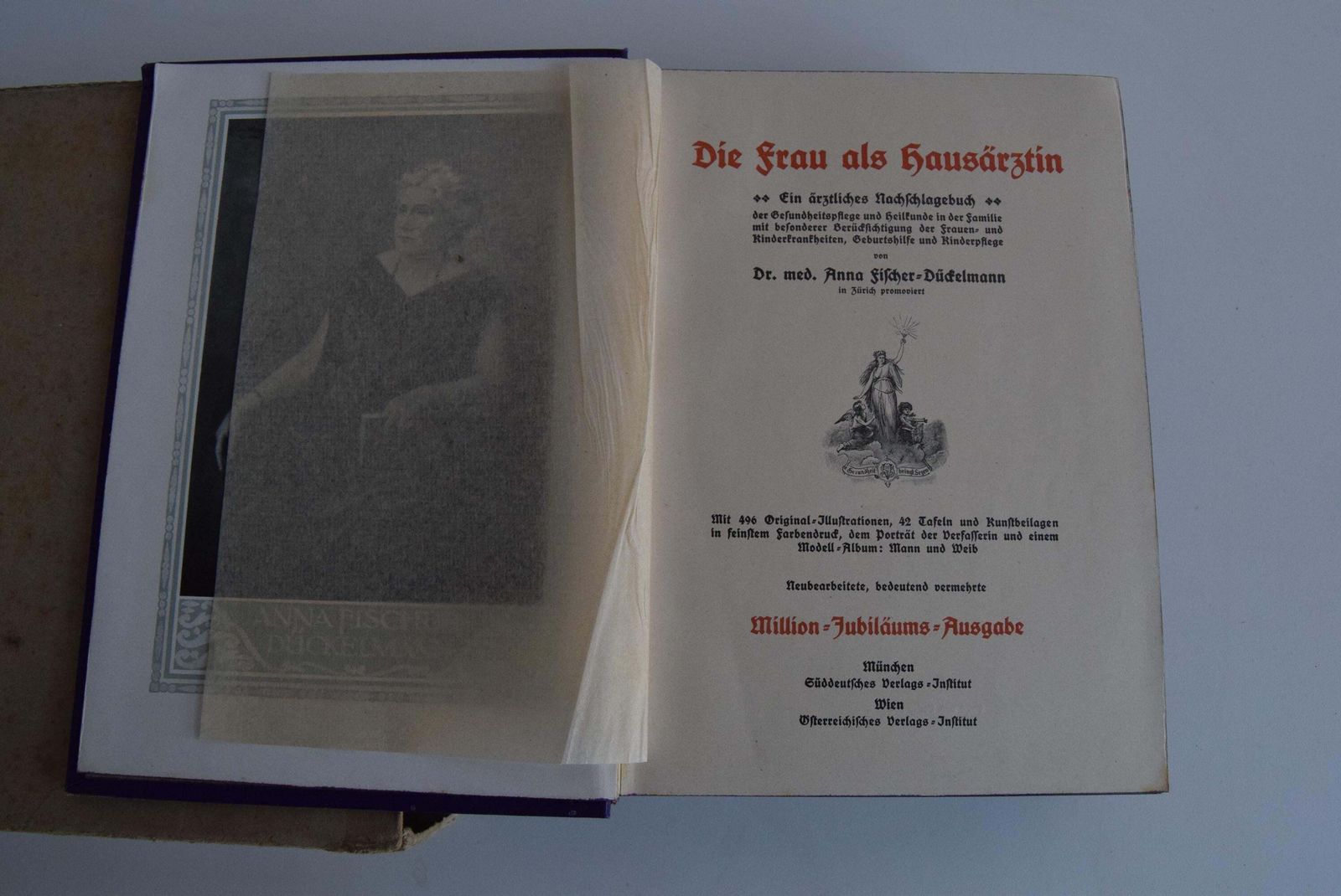 Historical Book "Die Frau Als Hausärztin" From 1918   A Unique Collector's Item photo vintage