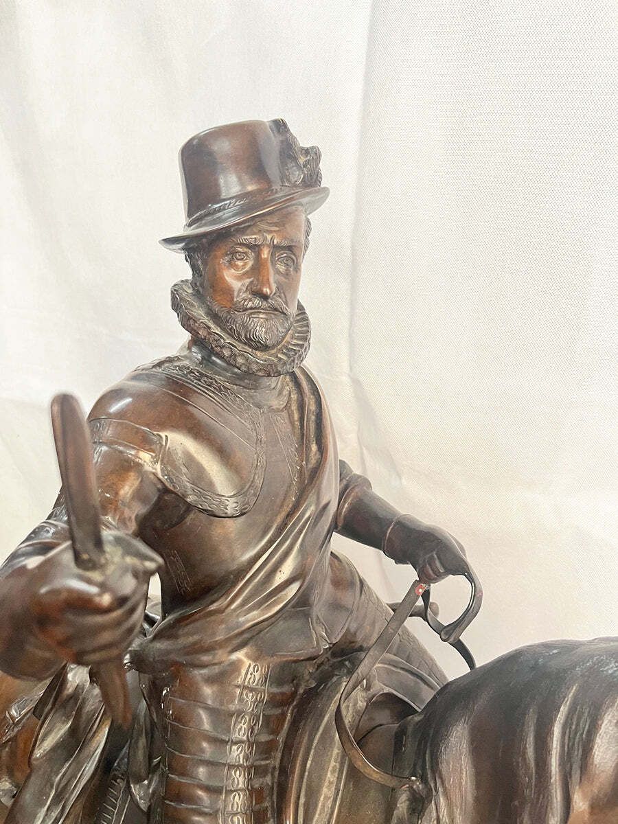 James Hunt (19th   20th Century)   William I Of Orange On Horseback   Top Antiques photo for sale