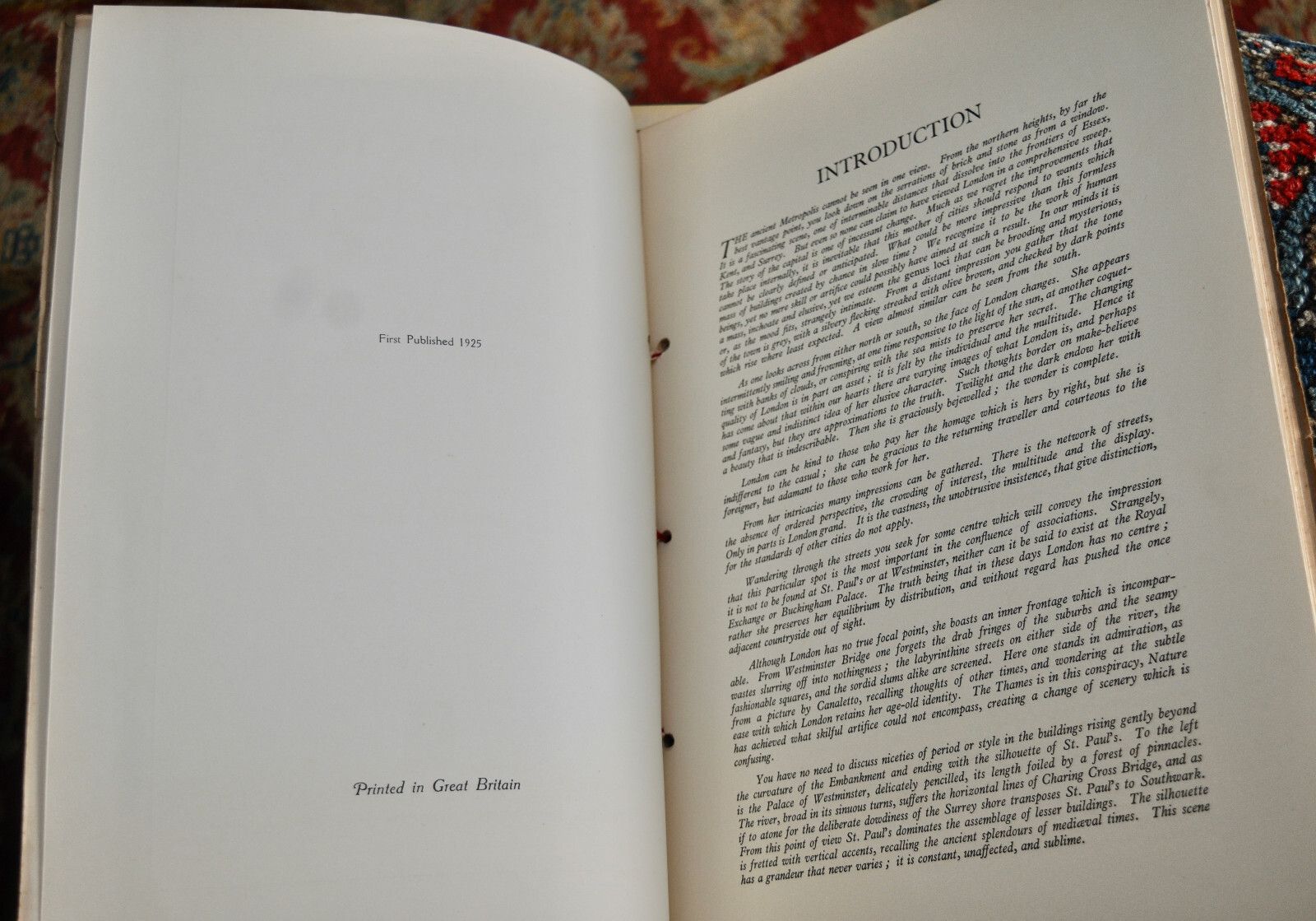Changing London, A Book Of Sketches, Hanslip Fletcher, 1st Edition 1925 photo for sale