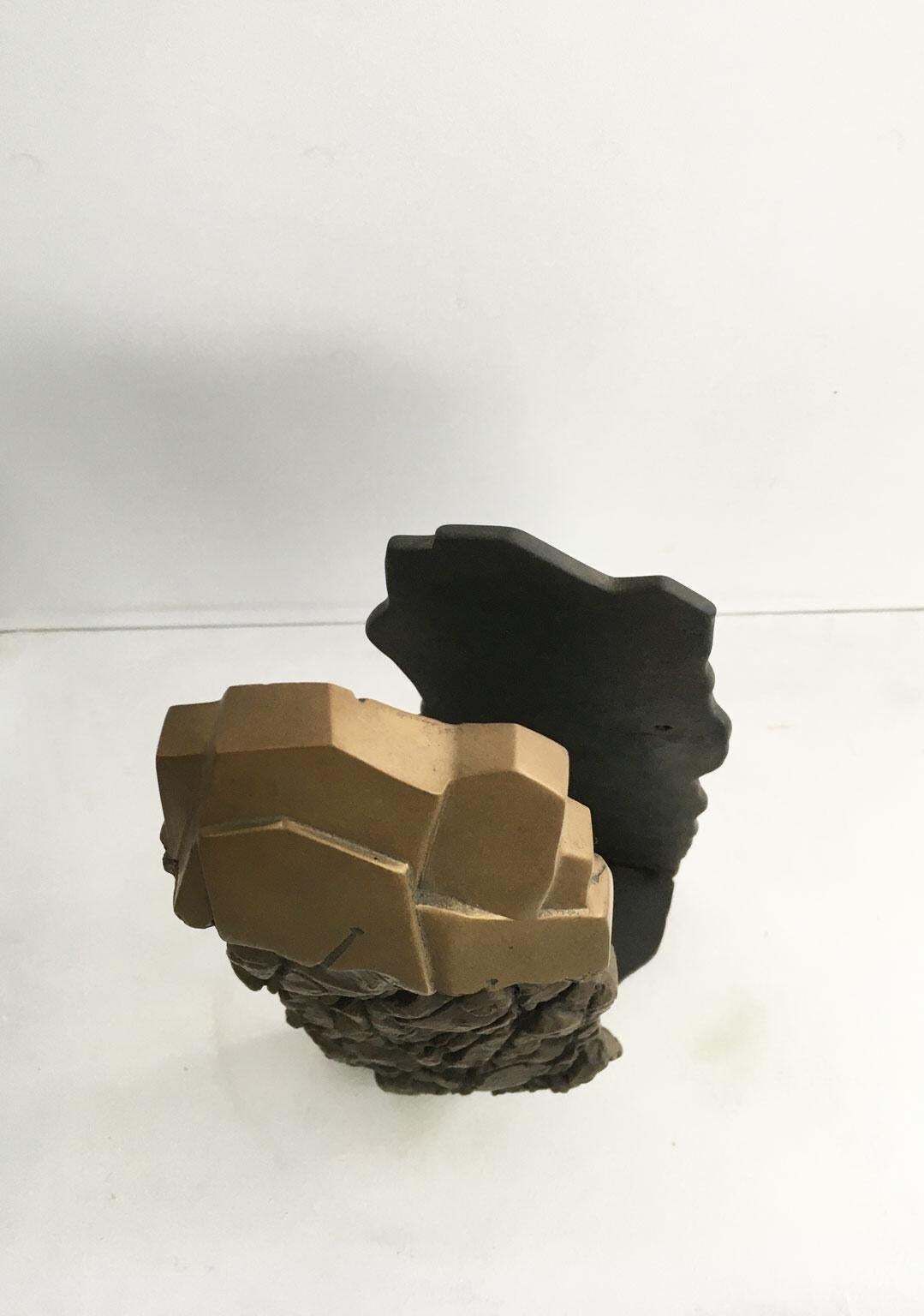 photo buy 1979 Italy Post Modern Graziano Pompili Abstract Bronze Sculpture