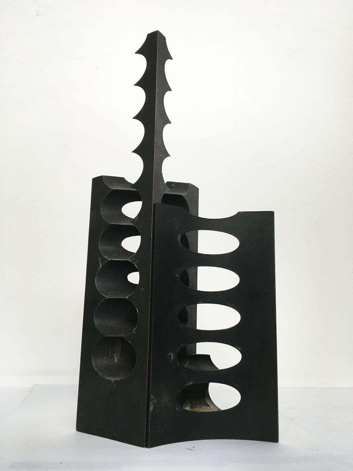 Art 1975 Bronze Abstract Sculpture Roberto Vecchione Scultura Spezzata photo