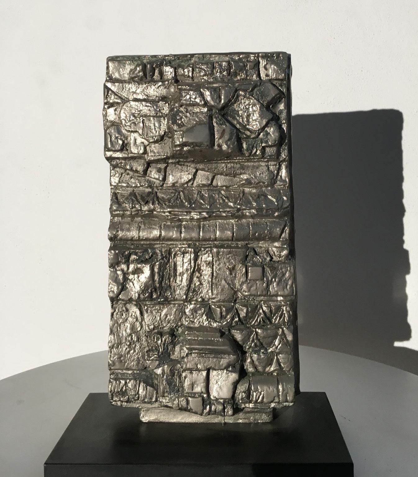 1985 Italy Bronze Abstract Sculpture By Edmondo  Cirillo  Front Opus photo for sale