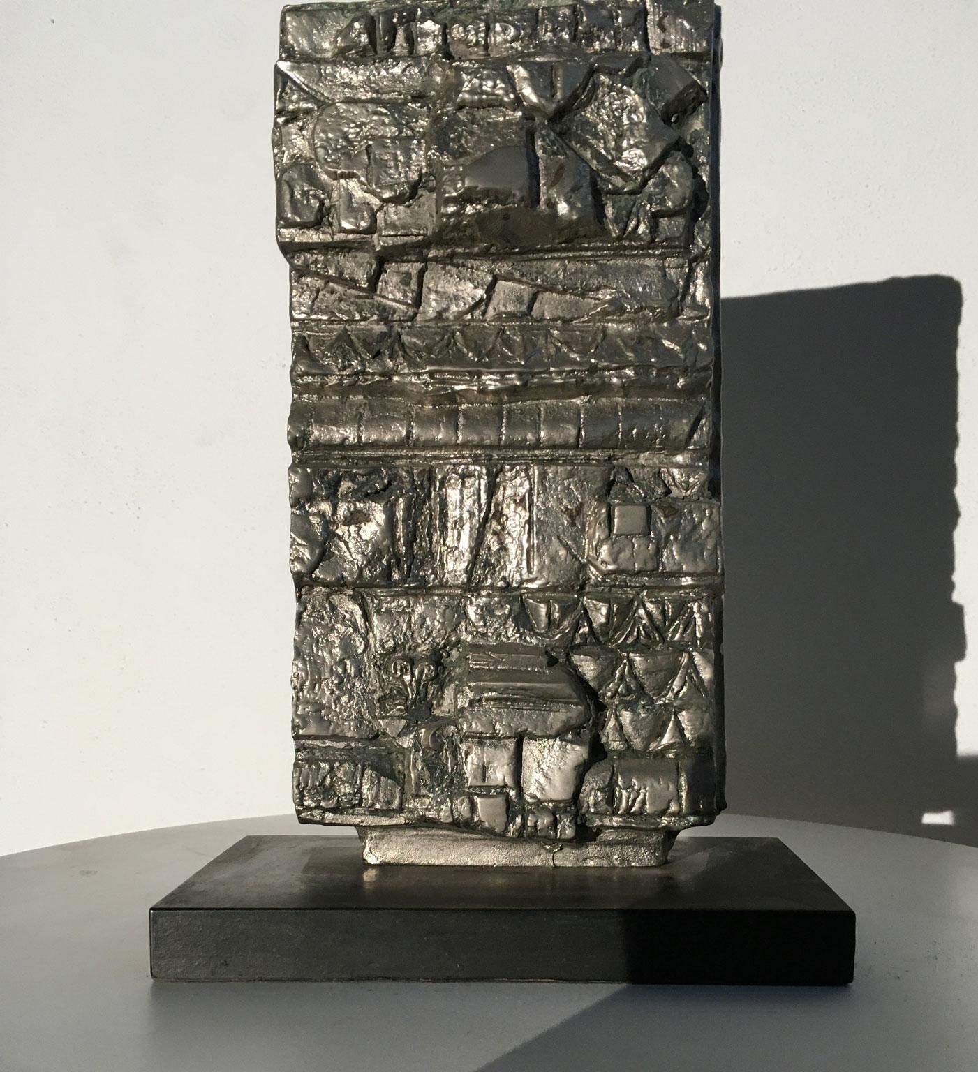 1985 Italy Bronze Abstract Sculpture By Edmondo  Cirillo  Front Opus photo 4423.0
