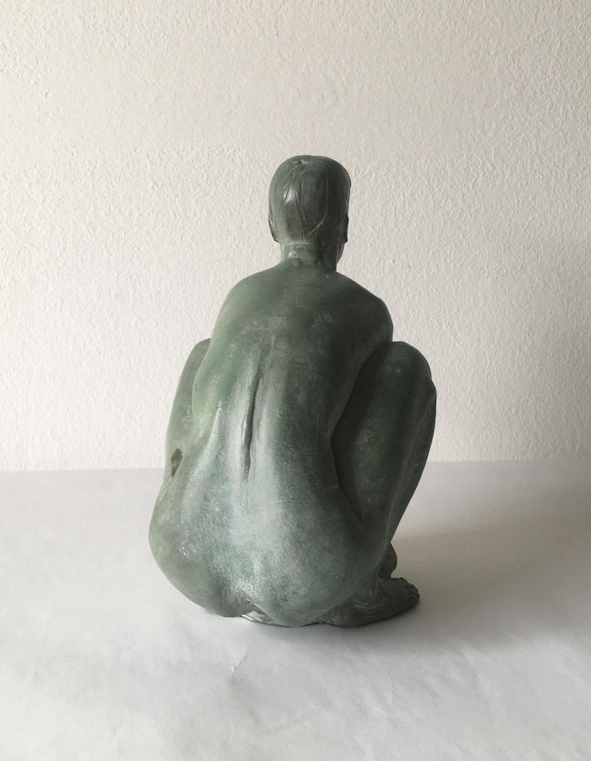 photo furniture 1995 Italy Bronze Sculpture By Giuseppe Bergomi Davanti Al Mare