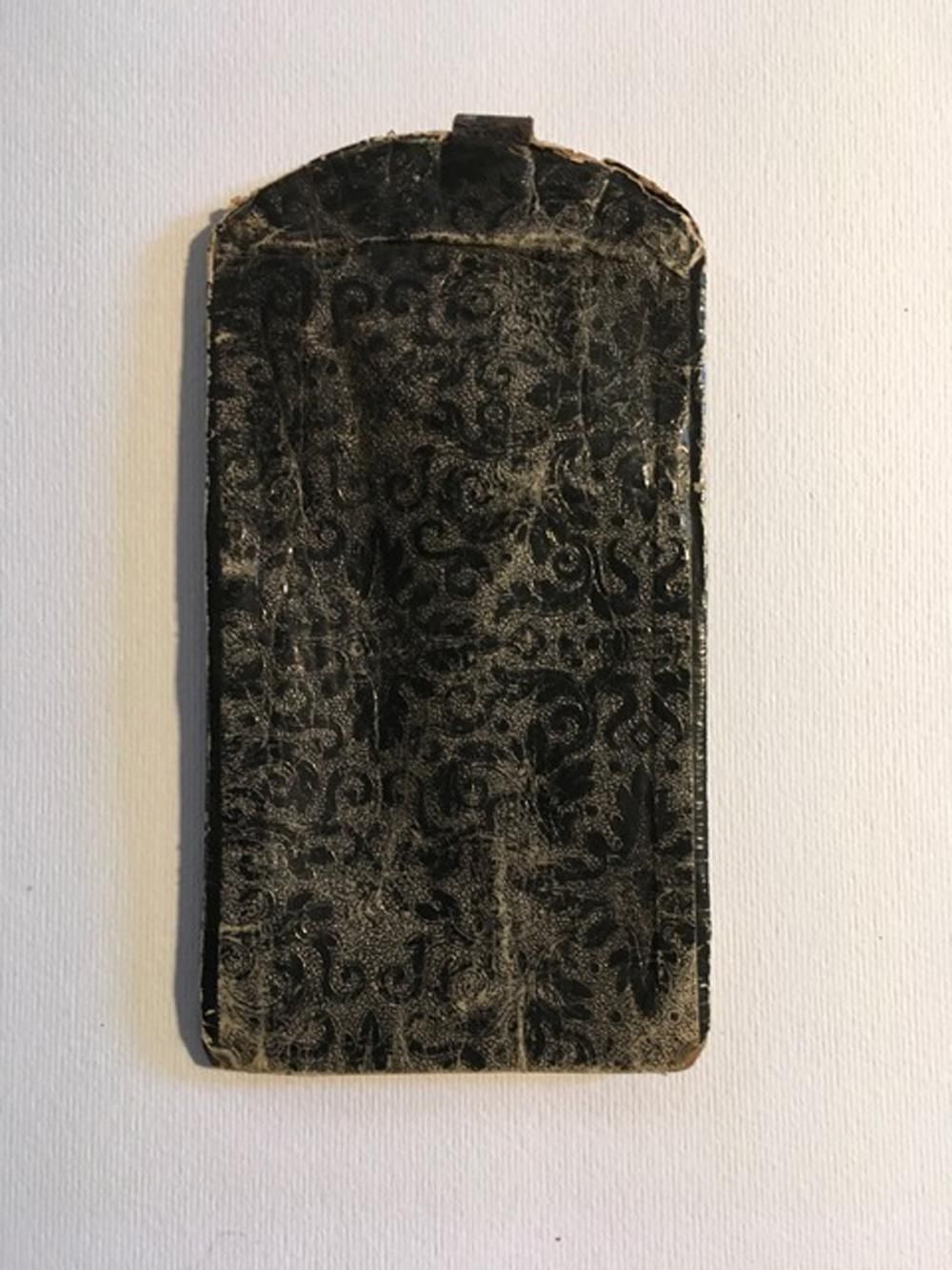Home Decor Mid 18th Century Decorative Lacquered Wooden Tobacco Snuff Box Black photo