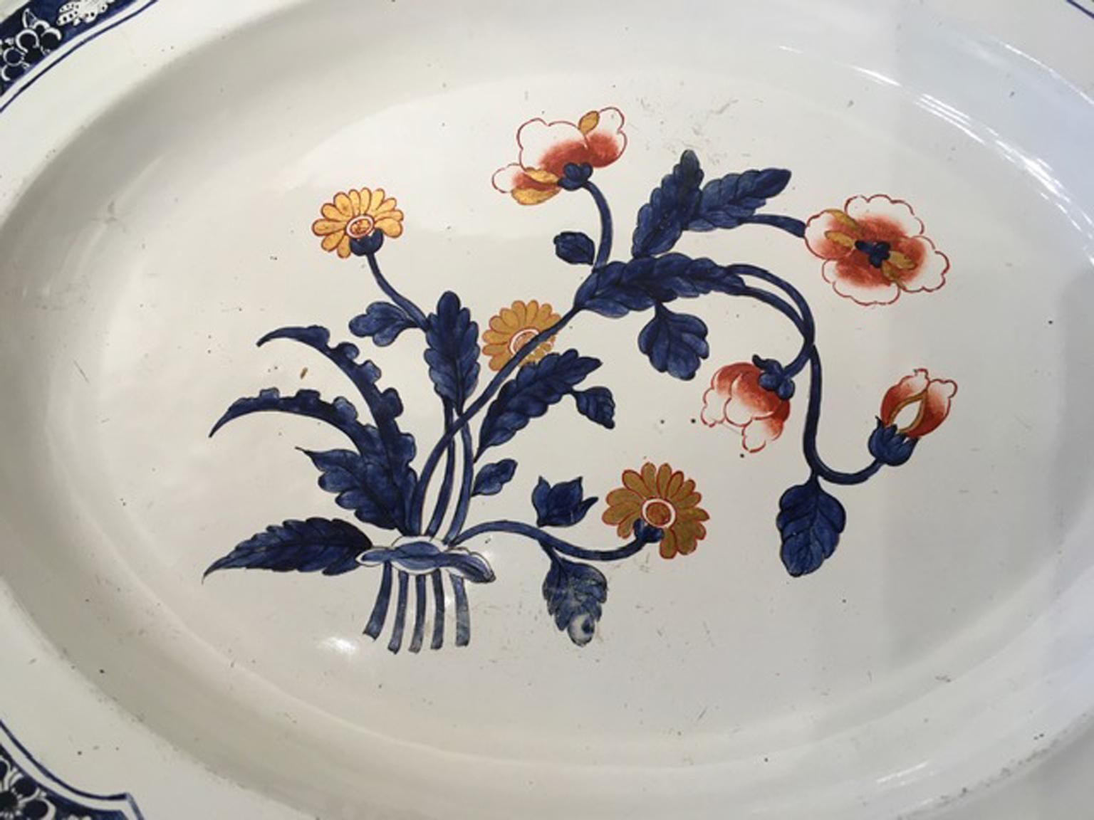 Italy Richard Ginori Late 18th Century Porcelain Tray Underplate photo for sale