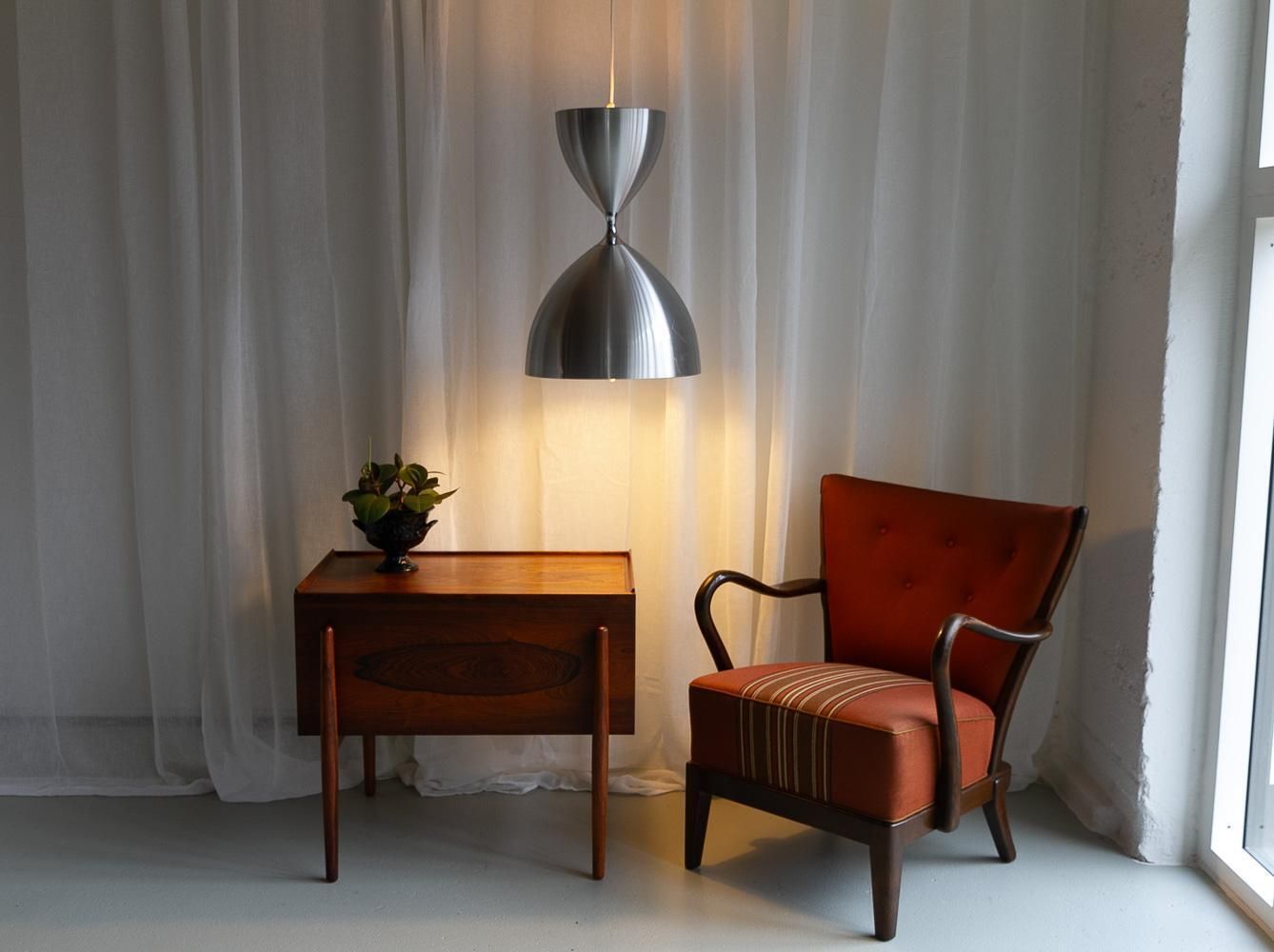 Vintage Danish Vega Pendant By Jo Hammerborg For Fog & Mørup, 1960s. photo furniture