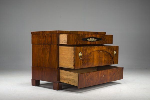 photo buy Early 19th Century Biedermeier Mahogany Commodes, 1830s