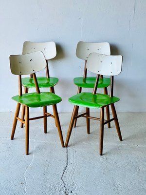 Eetkamerstoelen Van Ton, Ca. Jaren 1960, Set Van 4 photo buy