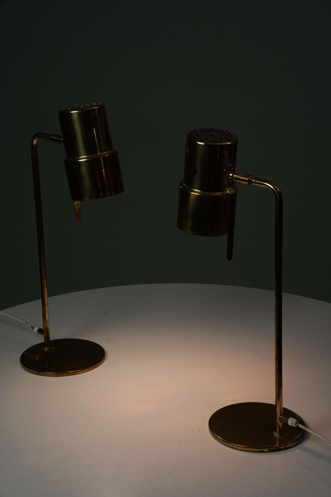 5010.0 Rare Pair Of Model G154 Table Lamps, Hans Agne Jakobsson, Ab Markaryd, 1960s photo