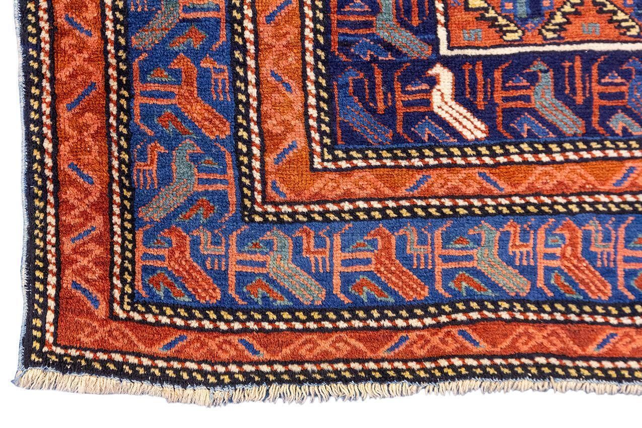 Caucasian Rug All Over Daghestan Early 20th Century photo vintage