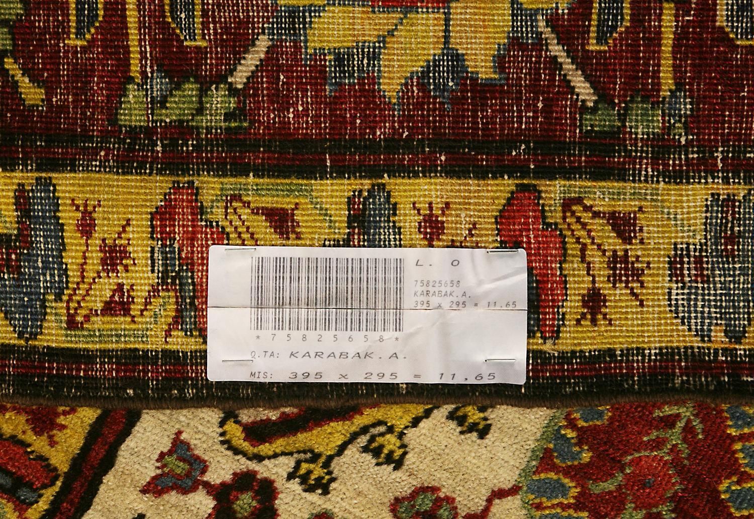 Allover Antique Caucasian Beige Wool Qarabag 'Karabakh' Carpet, 19th Century photo buy