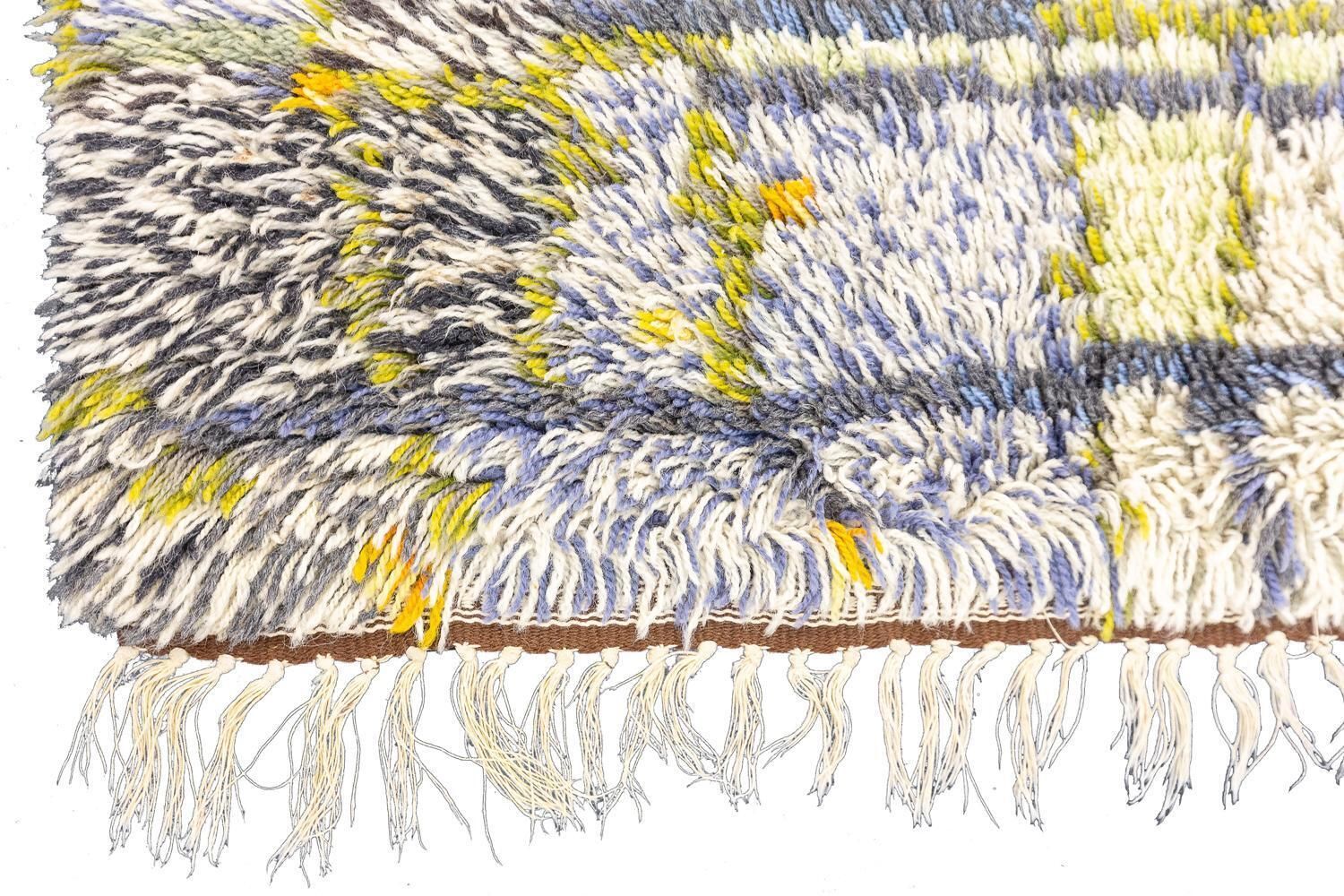 Rya Rug Swedish Minimalist Design, 1950 1970 photo vinterior