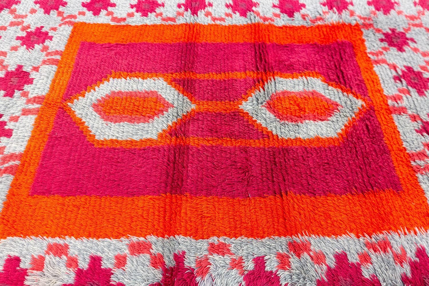 photo furniture Rya Rug Swedish, 1950 1970