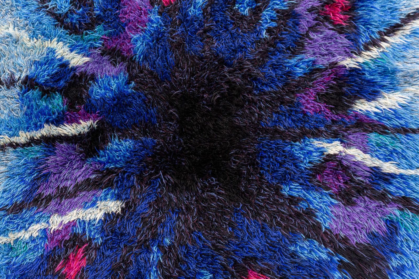 Rya Rug Swedish Abstract Design photo for sale