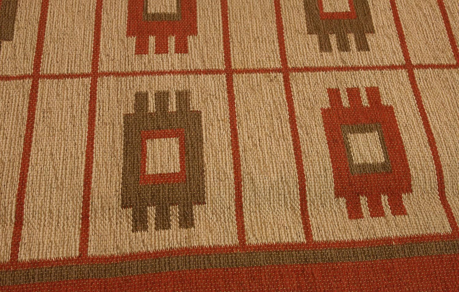 Swedish Kilim Mid Century Double Face photo 2038.0
