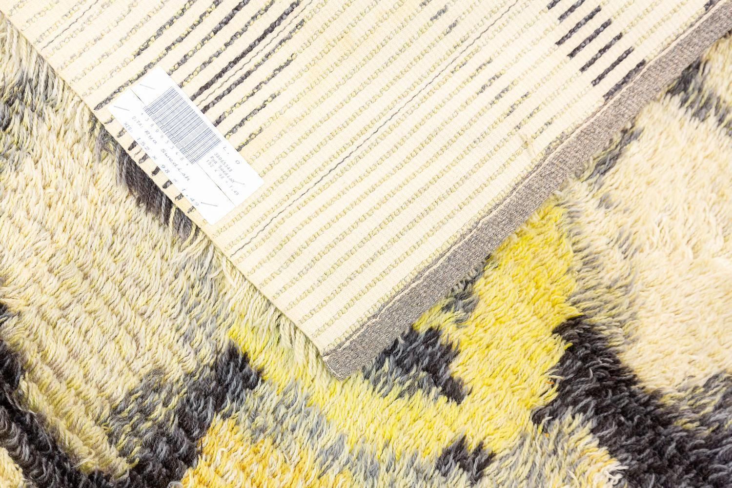 Rya Rug Swedish Vintage Abstract Design photo buy
