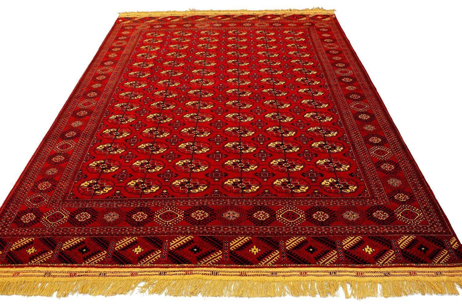 Bukara Turkmen (Russian) Traditional Geometric Design Rug photo Textiles