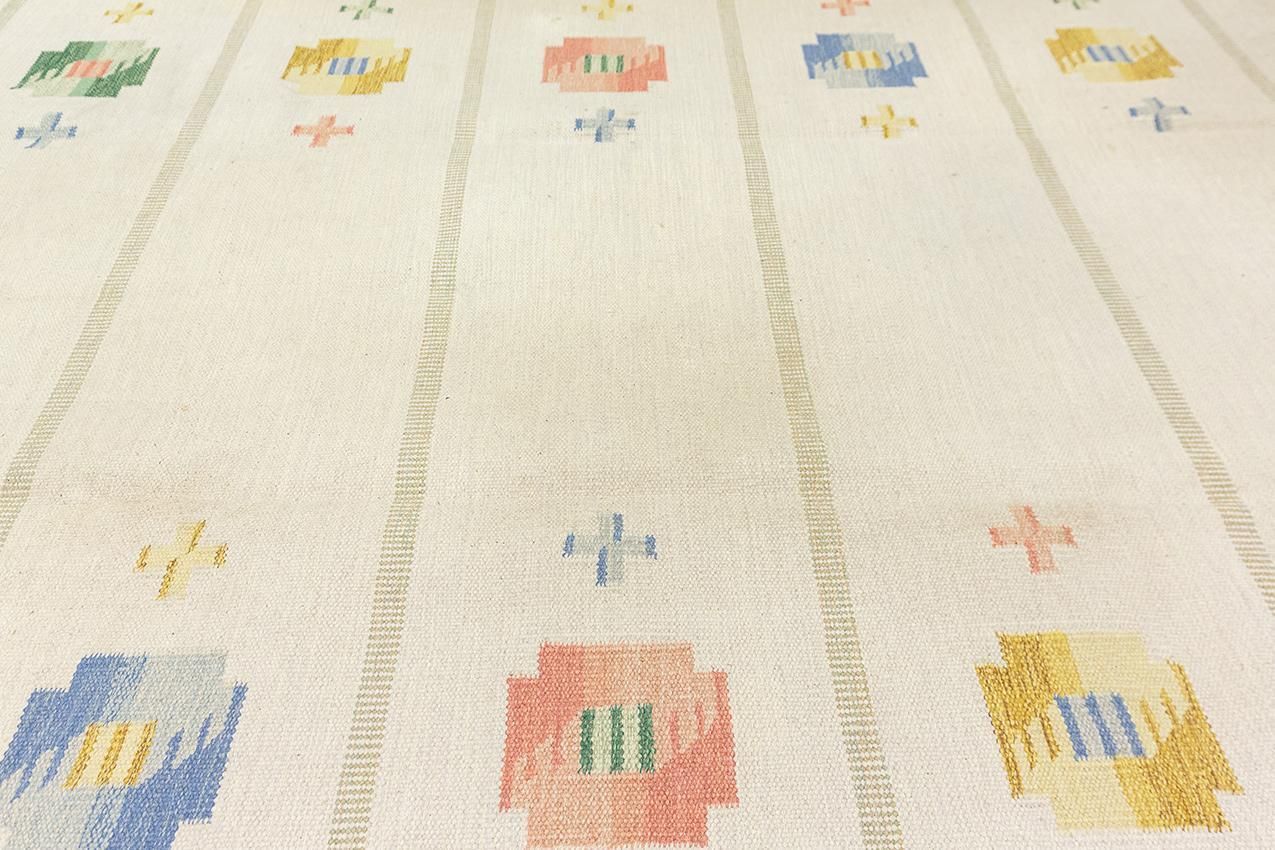 Swedish Flatweave Rug Rollakan, 1950 1970 photo furniture