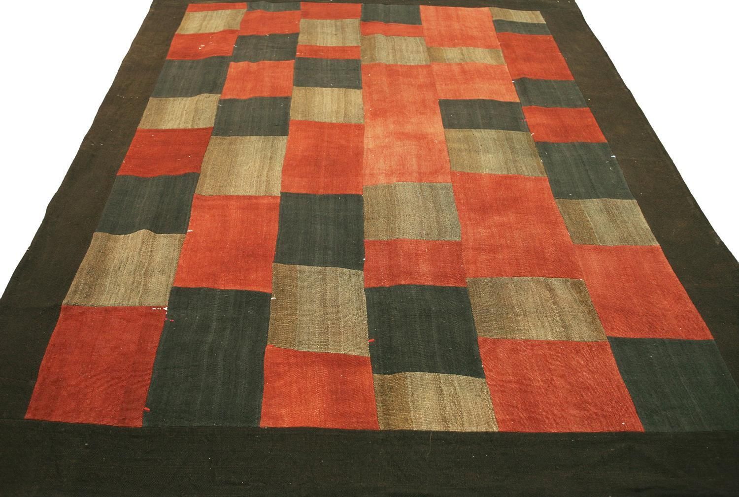 Vintage Old Turkish Chess Pattern Patchwork, 1950 1970 photo for sale