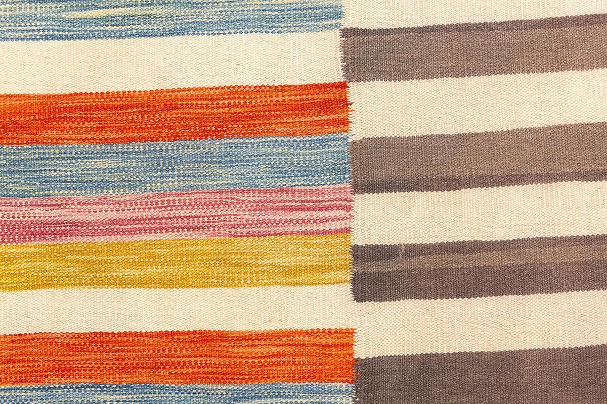 Kilim Rug Harlequin Design Colorful photo vinterior