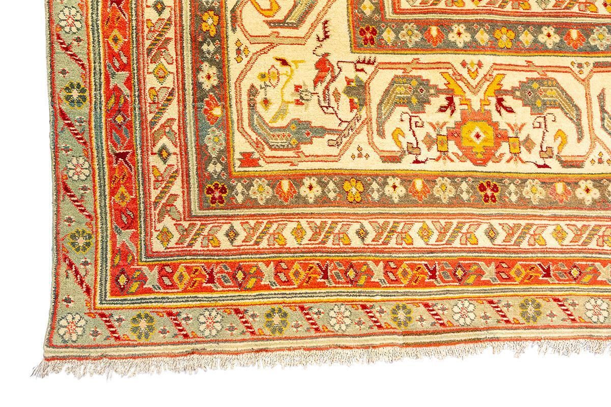 Antique Indian Agra Rug Red Field photo 16135.0