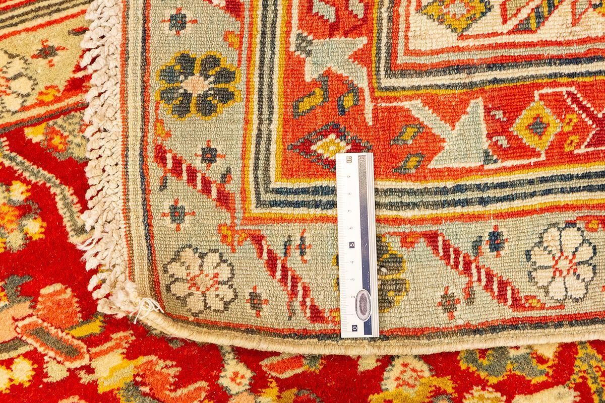 photo for sale Antique Indian Agra Rug Red Field