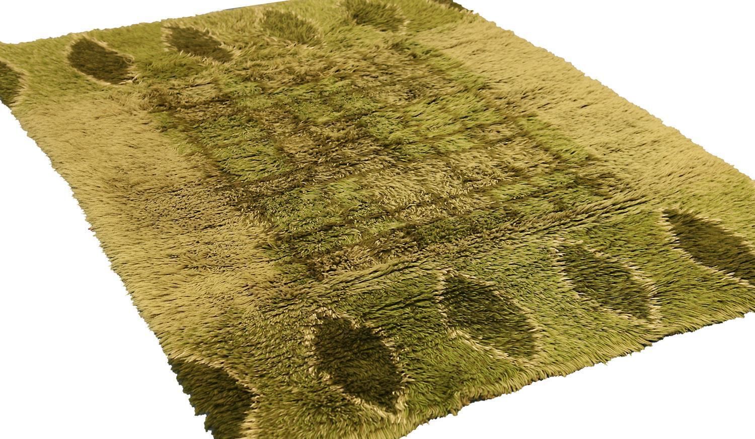 Rya Rug Swedish With Abstract Design photo furniture