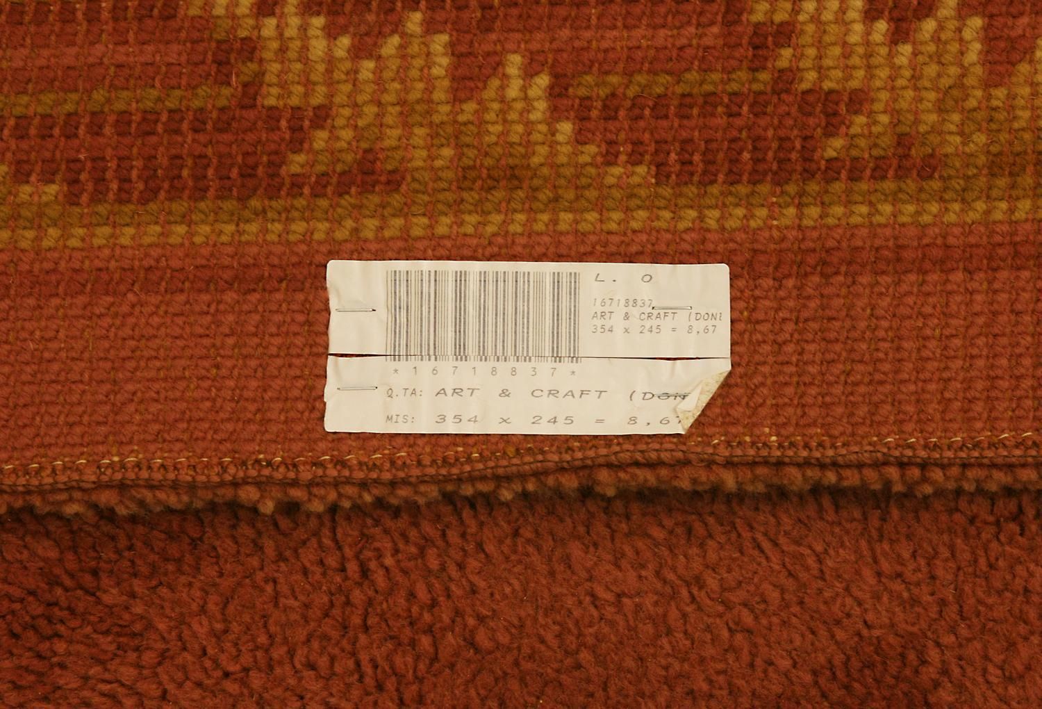 Antique English Donegal 'Art & Craft' Pink Field Wool Carpet, Ca. 1920 photo 2539.0