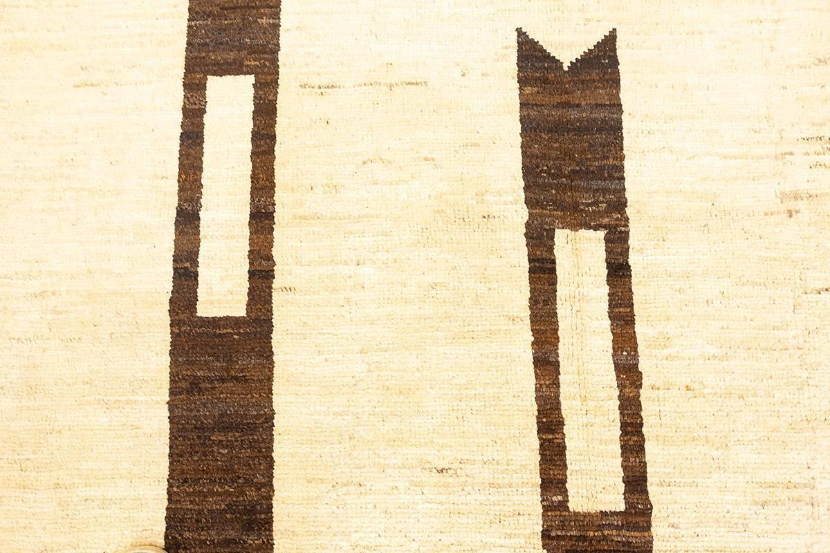 Beni Ourain Moroccan Rug Tribal Design All Wool photo vinterior