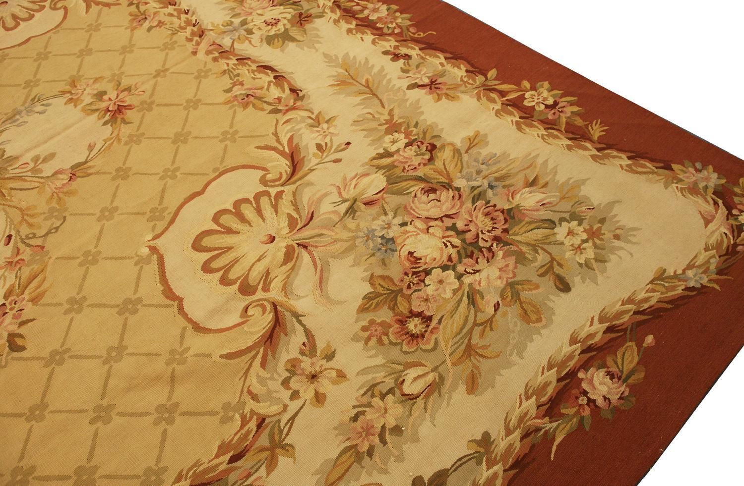 Aubusson Rug Flat Weave Chinese photo vinterior