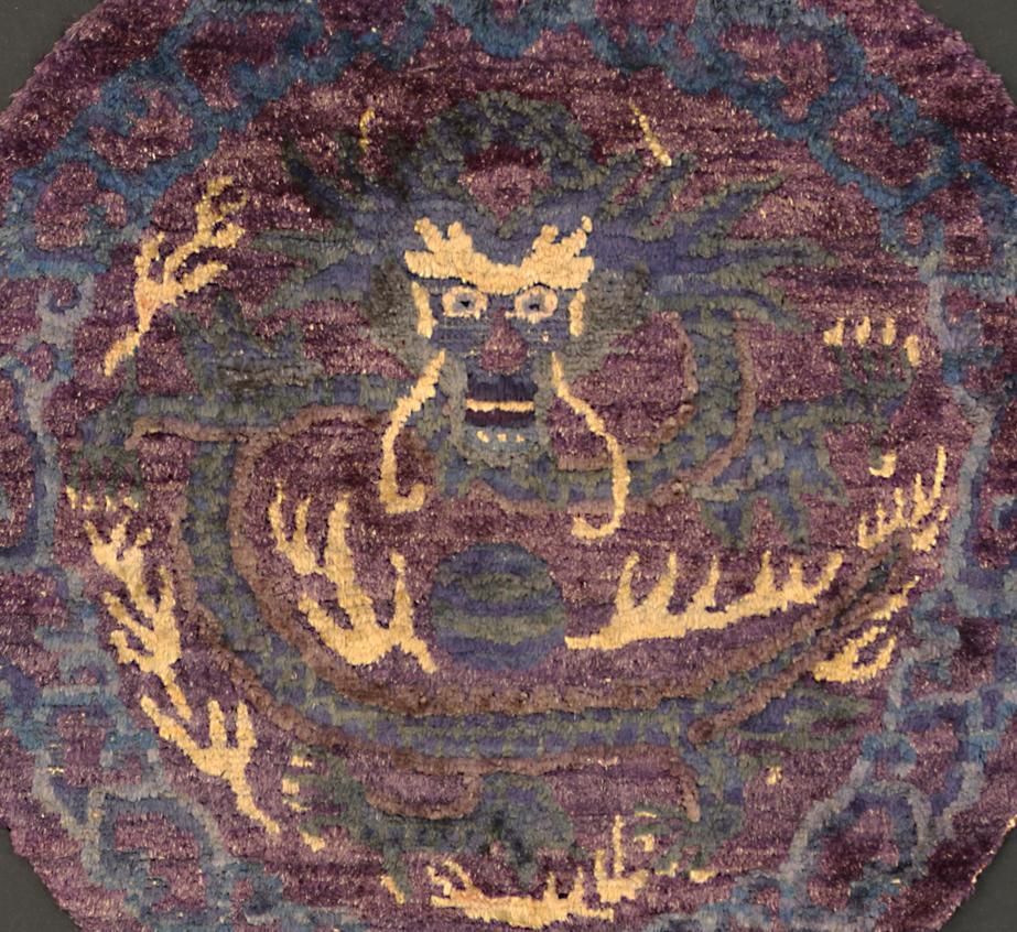 Antique Chinese Rug Dragon Design, 19th Century photo 5944.0