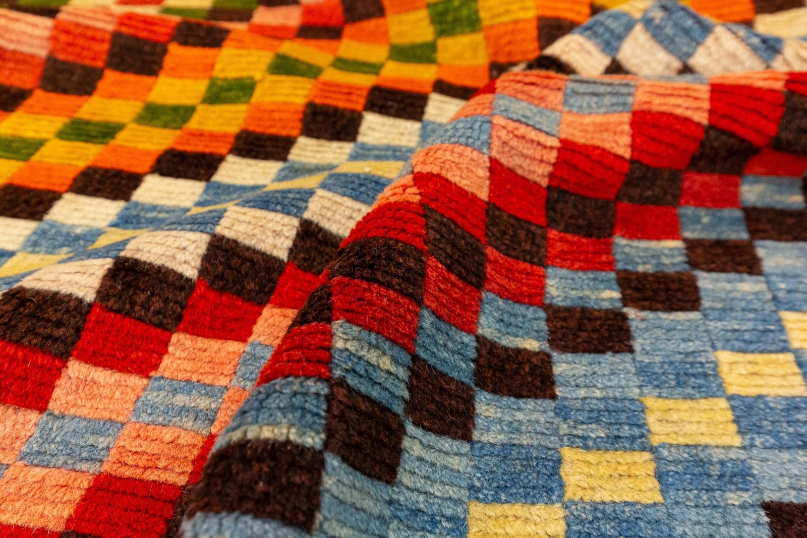 Tibetan Rug Colorful Design photo buy