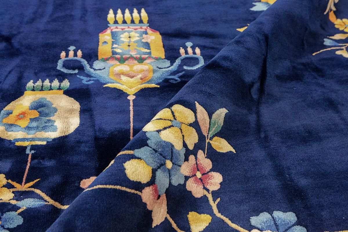 Chinese Art Deco Rug By Walter Nichols photo vintage