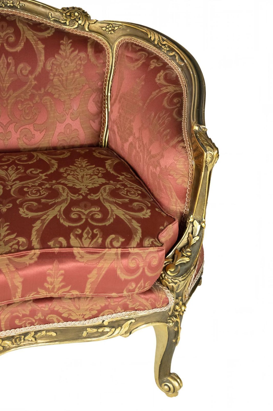 French Giltwood Loveseat Sofa photo Furniture