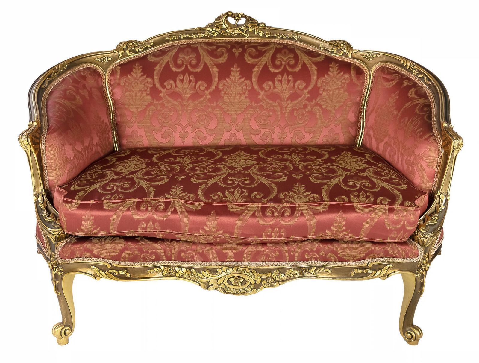 photo for sale French Giltwood Loveseat Sofa