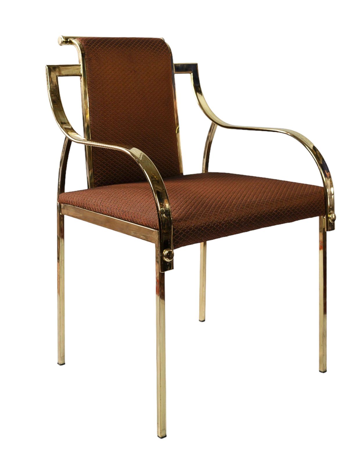 Set Of 4 Pcs. Mid Century Italian Romeo Rega/Maison Jansen Style Dining Chairs photo for sale