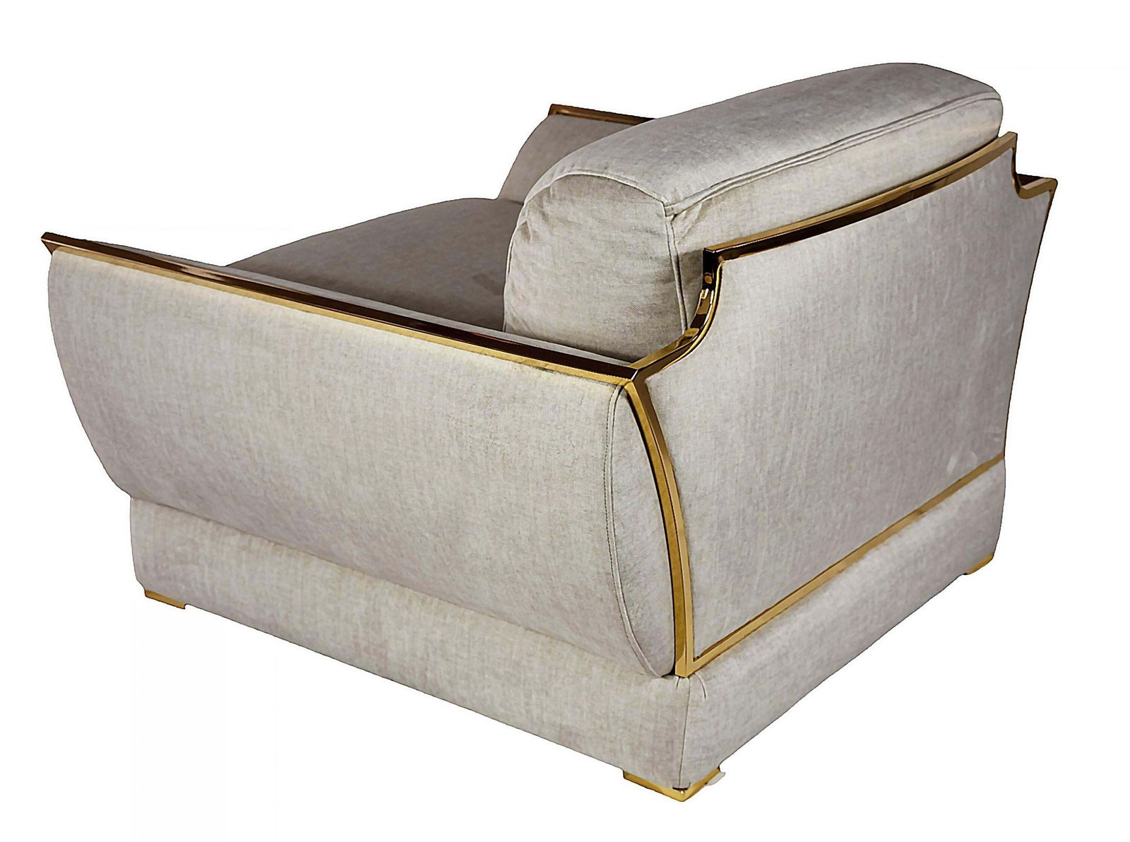 Pair Of Italian Armchairs In Velour And Gilt Metal By Alberto Smania, 1970's photo vinterior