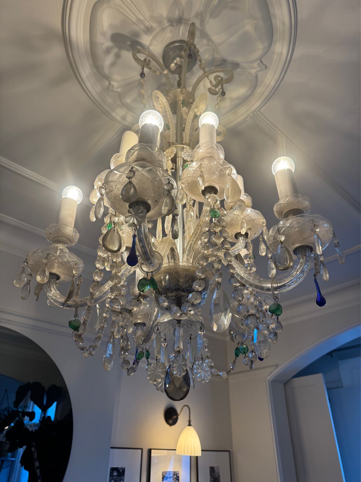 Job Lot 4 Antique Chandeliers photo buy