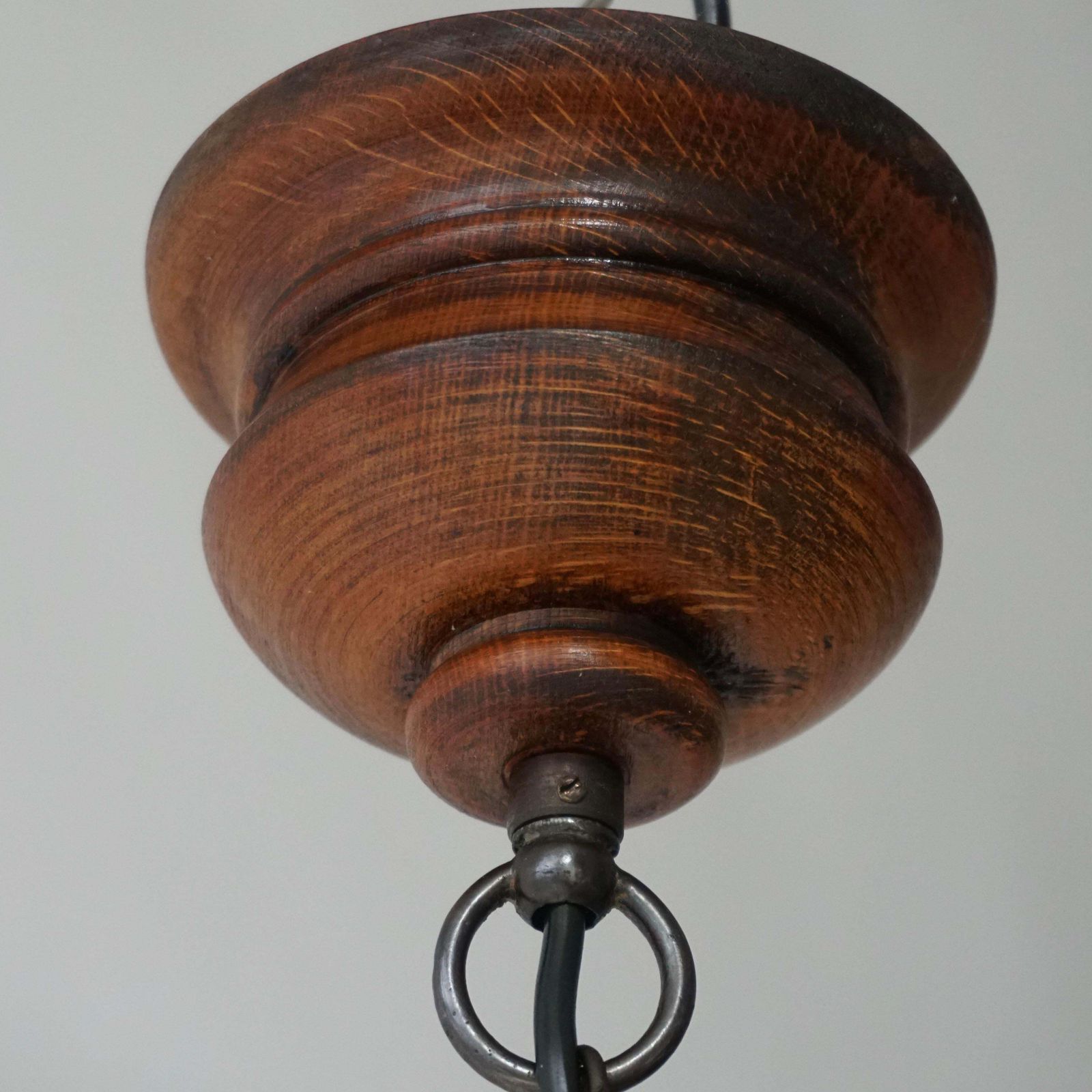 photo furniture Italian Ceramic Lamp With Flower Decoration, 1970s