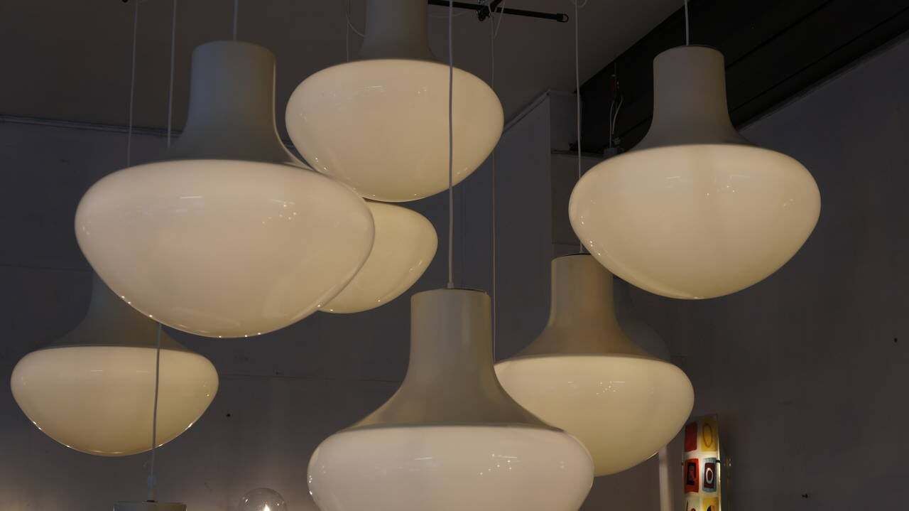One Of Three Mushroom Ceiling Lights photo 1019.0