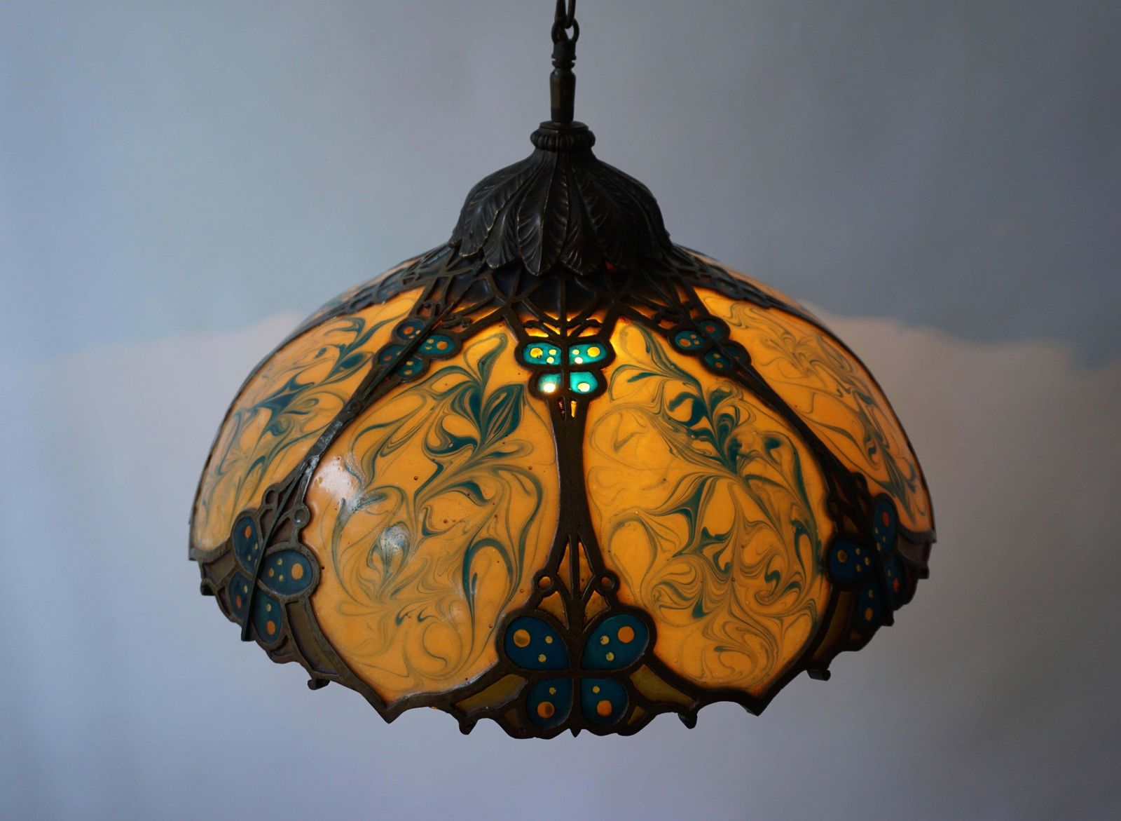 Midcentury Ceiling Light Or Chandelier photo vintage