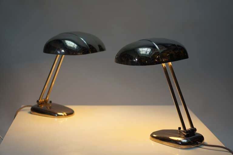 One Desk Or Table Lights By Siegfried Giedion For Bag Turgi , Switzerland photo vintage
