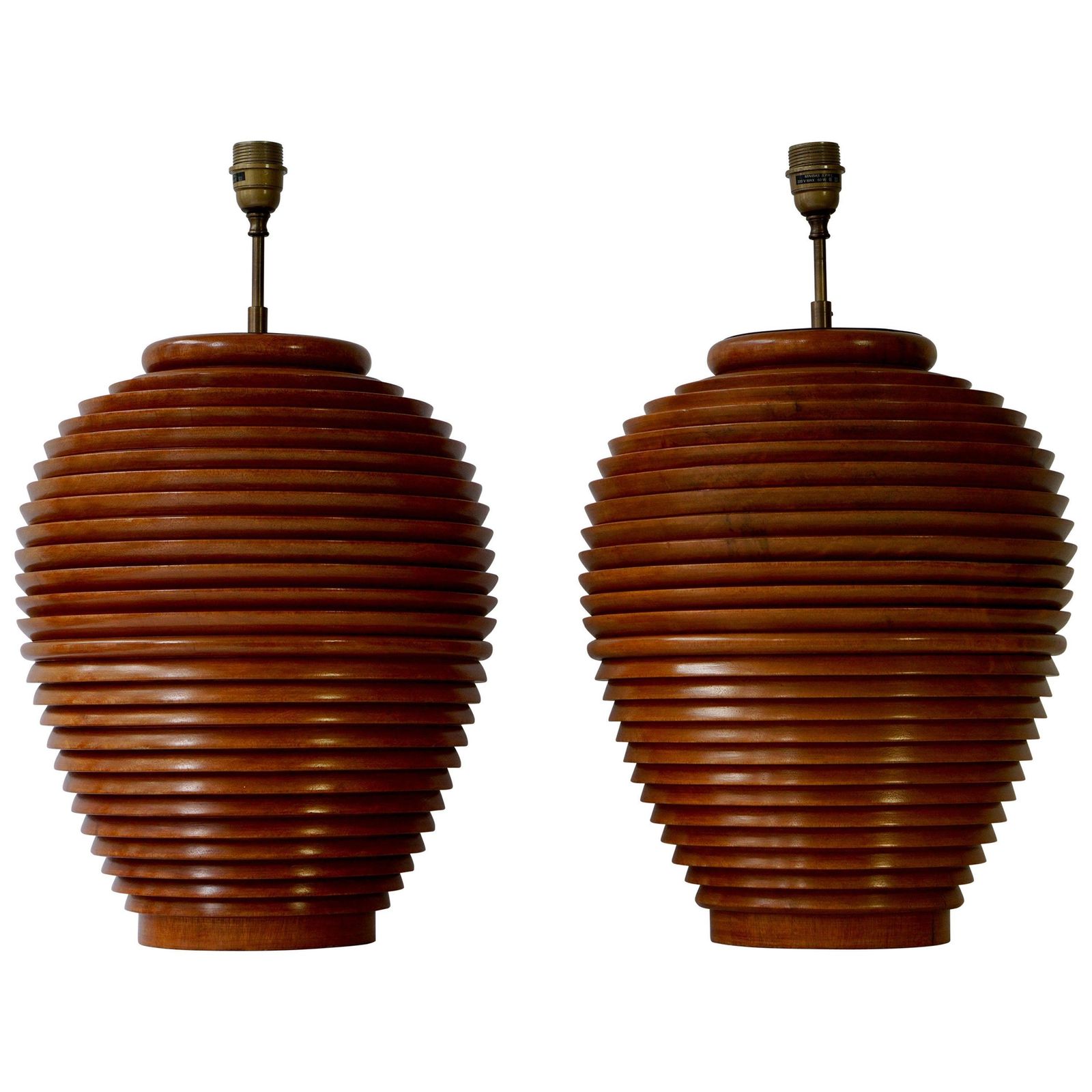 One Large Wooden Table Or Floor Lamp, Birma